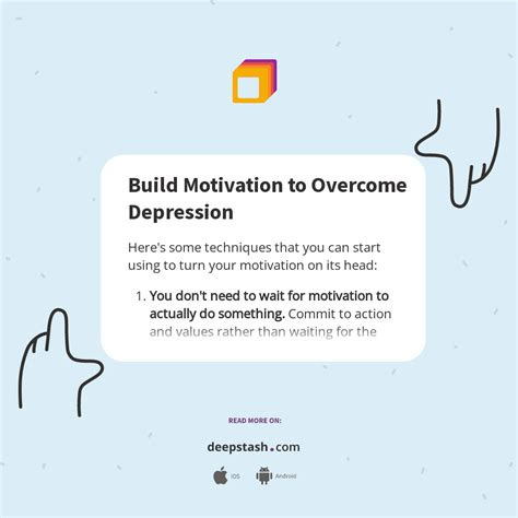 How to Build Motivation to Overcome Depression .